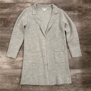Monteau‎ Heather Gray Women's Large Cardigan